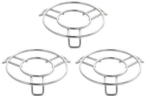 Utensil Kitchen Rack Steel Kitchen accessories | Hot pot stand for kitchen | Utensils Stand(Set of 3) Steel-image-32