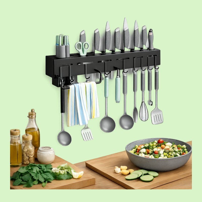 Utensil Kitchen Rack Heavy Load Kitchen Storage Rack Plastic-image-26