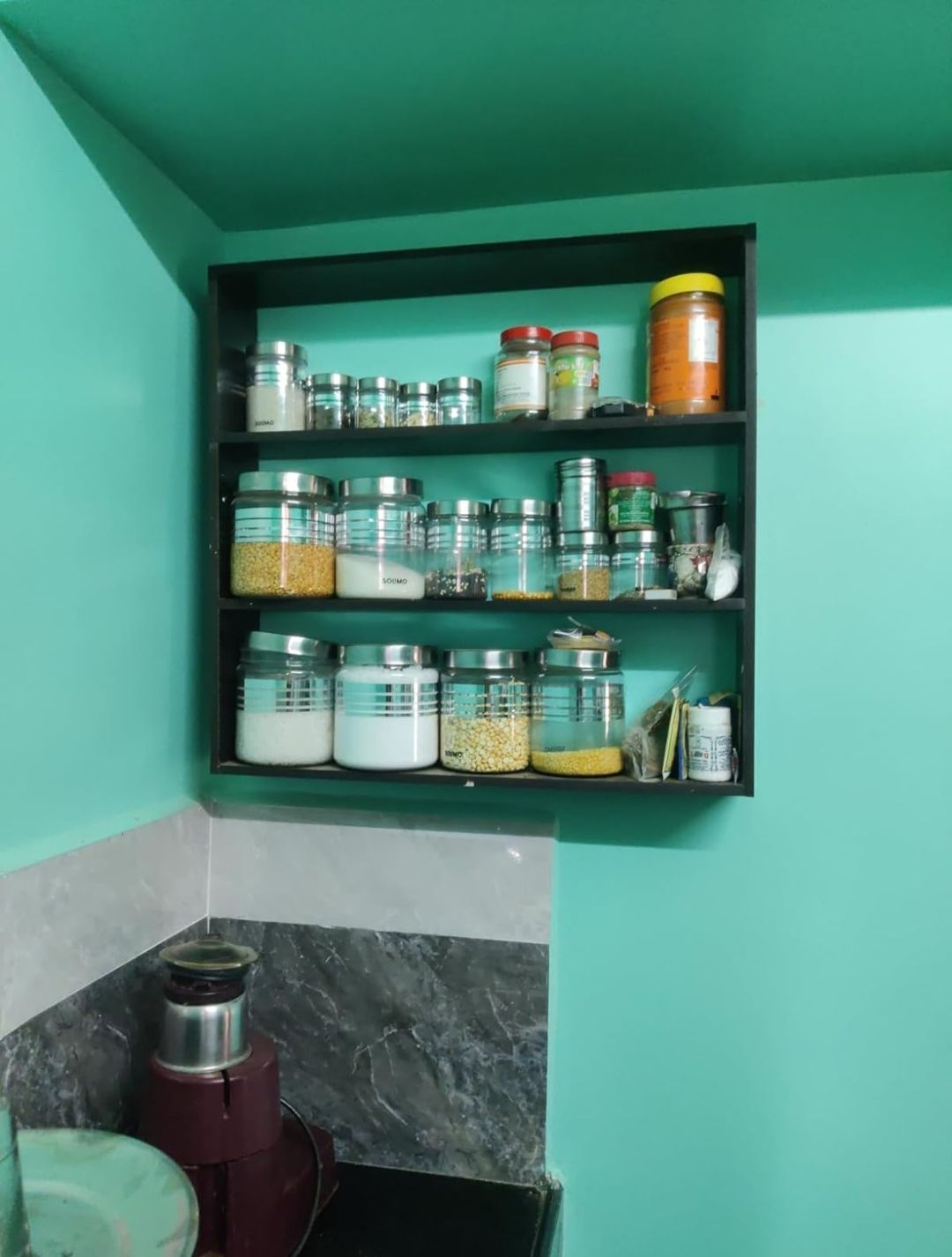 Containers Kitchen Rack Storage Rack Shelves for Kitchen Cabinets Wood-image-37