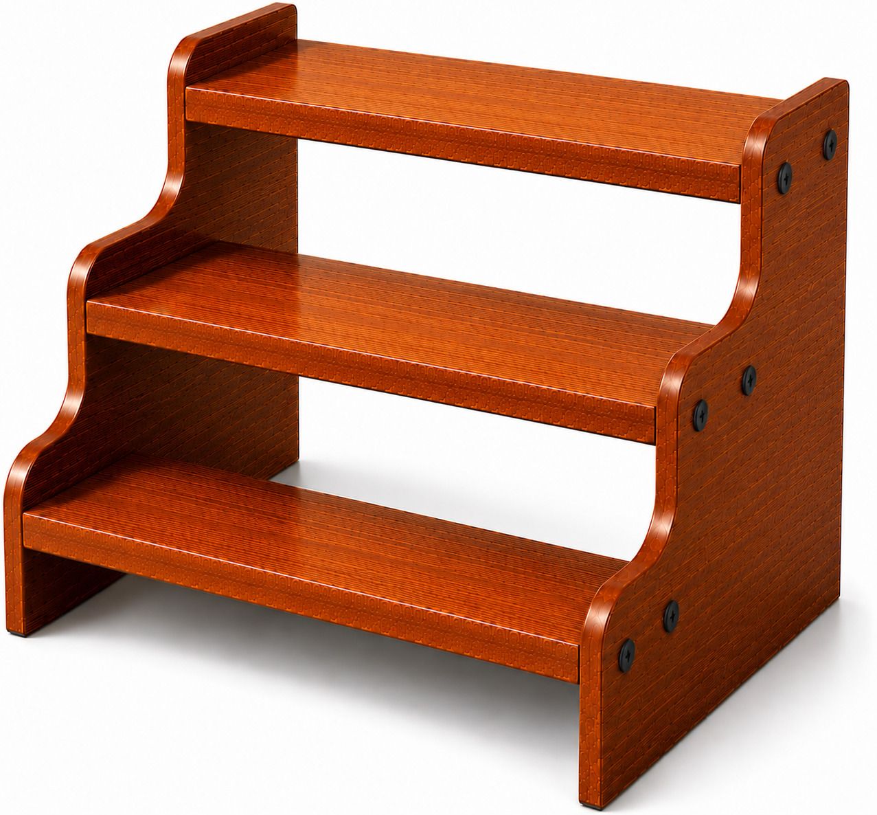 Utensil Kitchen Rack Premium 3 Tier Wooden Spice Rack Organizer Wood-image-40
