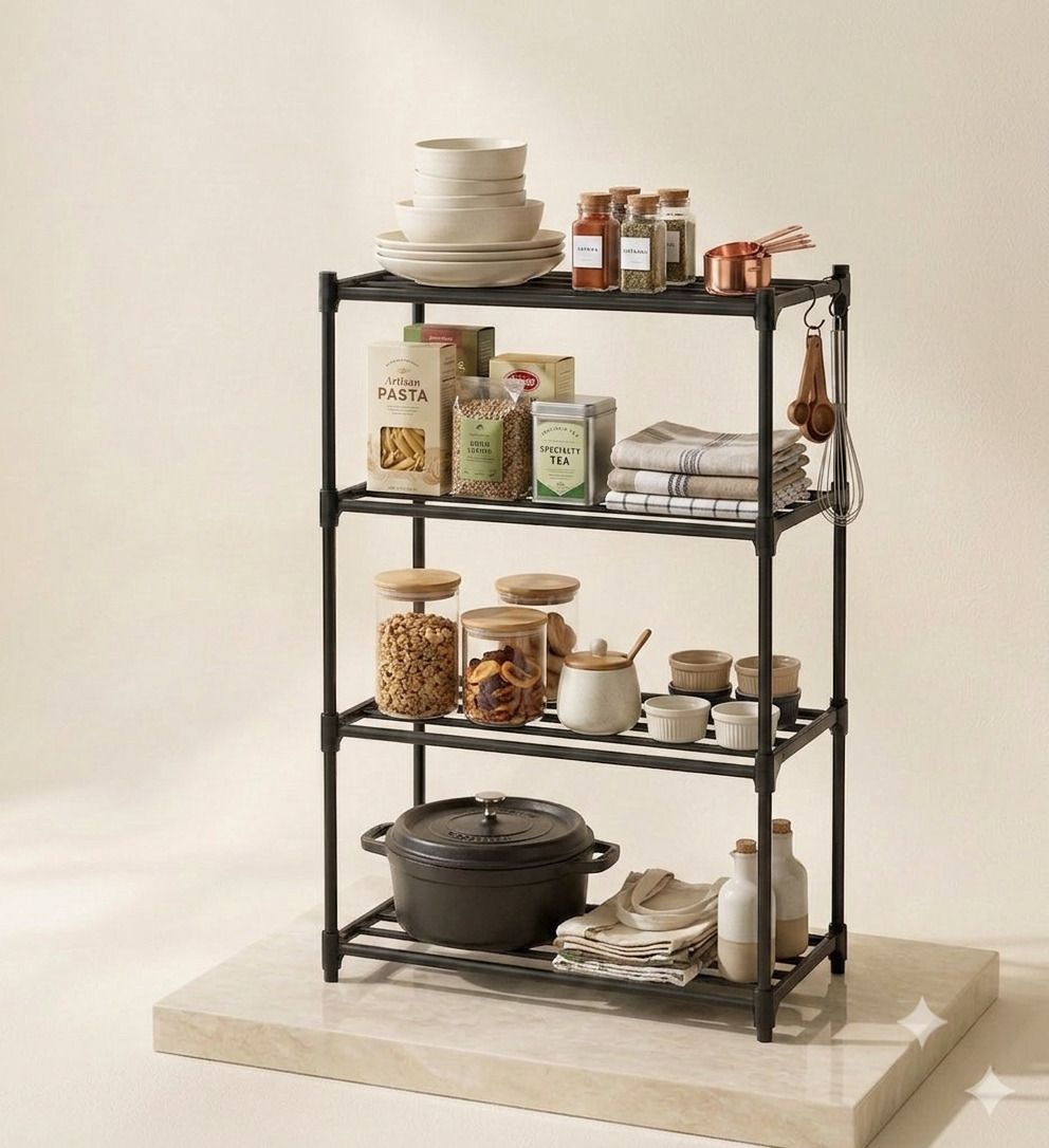 shoerackz Plate Kitchen Rack Plastic-picture-20