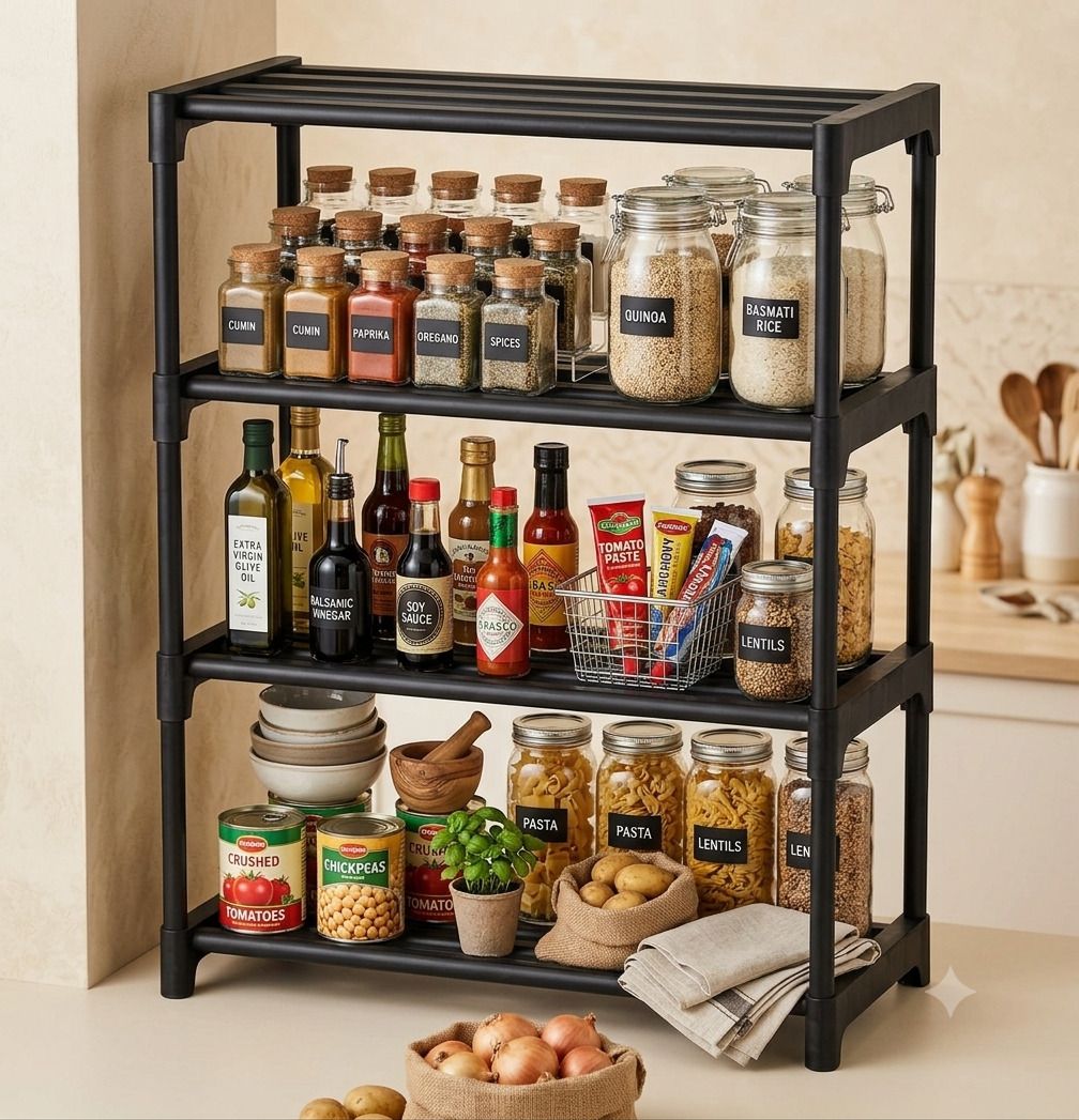 shoerackz Utensil Kitchen Rack Plastic-picture-19