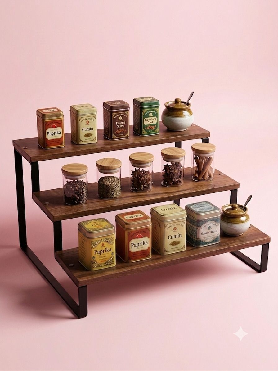 Cutlery Kitchen Rack wooden kitchen rack | shelve Wood-image-18