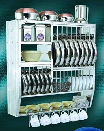 Utensil Kitchen Rack 30*30 Wall kitchen rack Steel-image-31