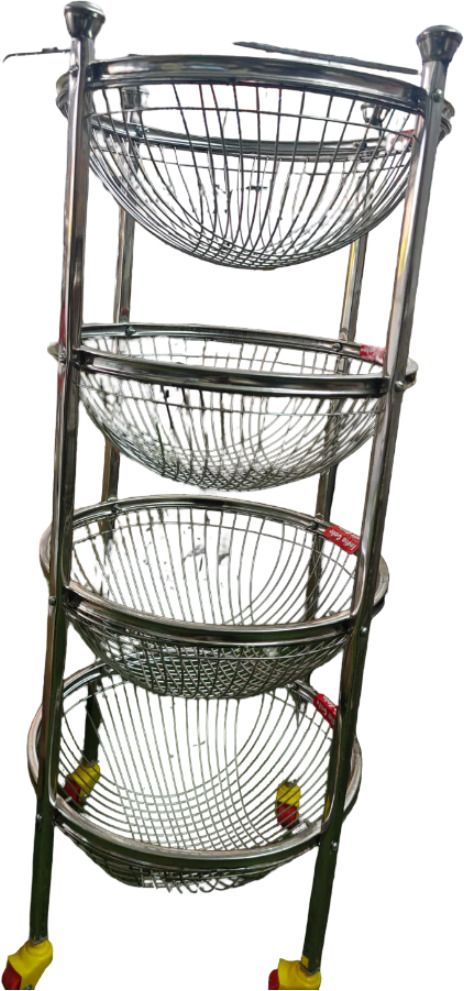 bartan wala bhai Fruits/Vegetables Kitchen Rack Steel-picture-10