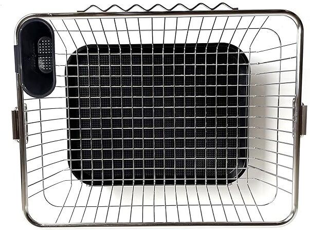 tadatmak Dish Drainer Kitchen Rack Stainless Steel Dish Drainer Rack with Drip Tray Steel-picture-39