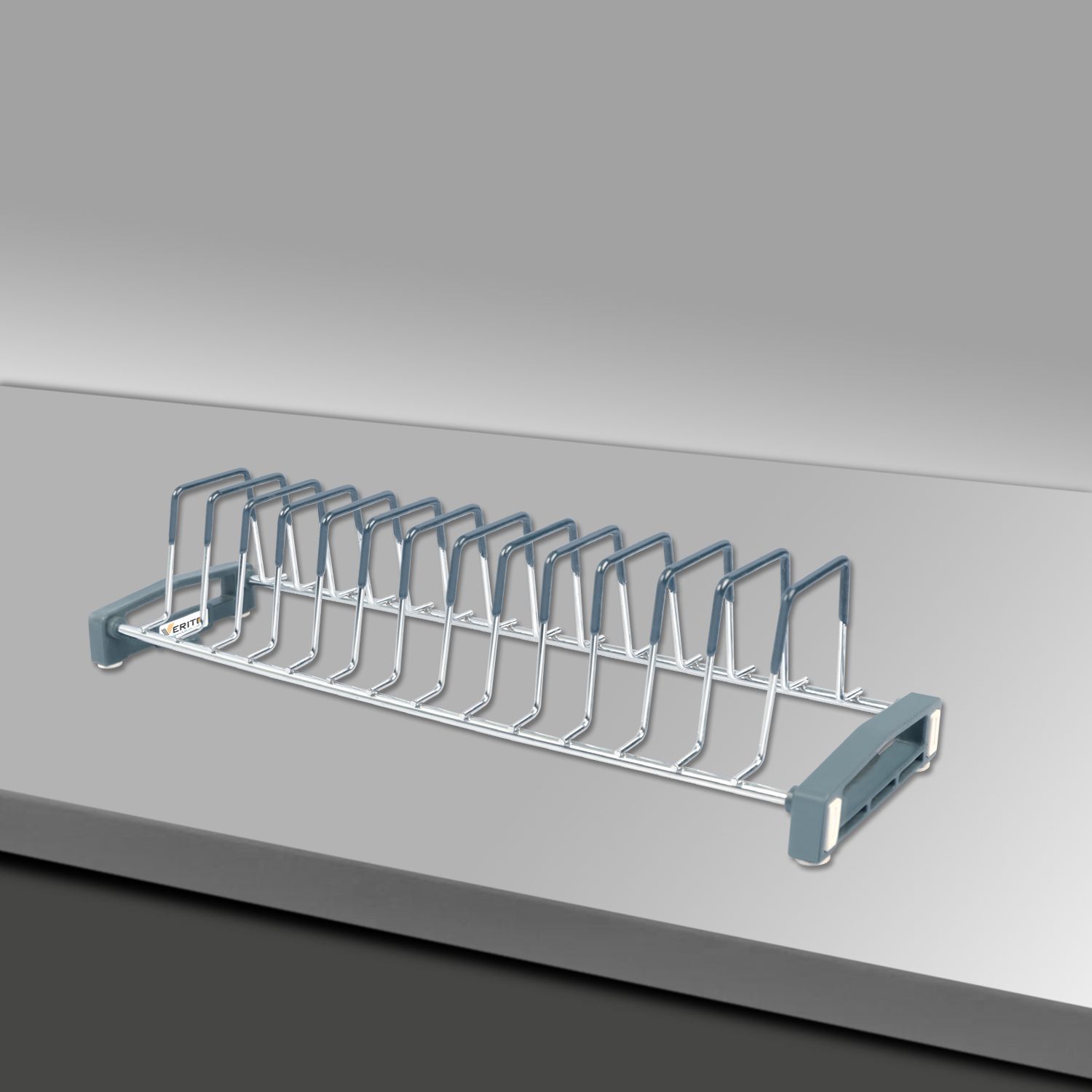 Plate Kitchen Rack Stainless Steel Tandem Saucer Rack Coated (20 Inch) / Dish Rack / Plate Rack Steel-image-33
