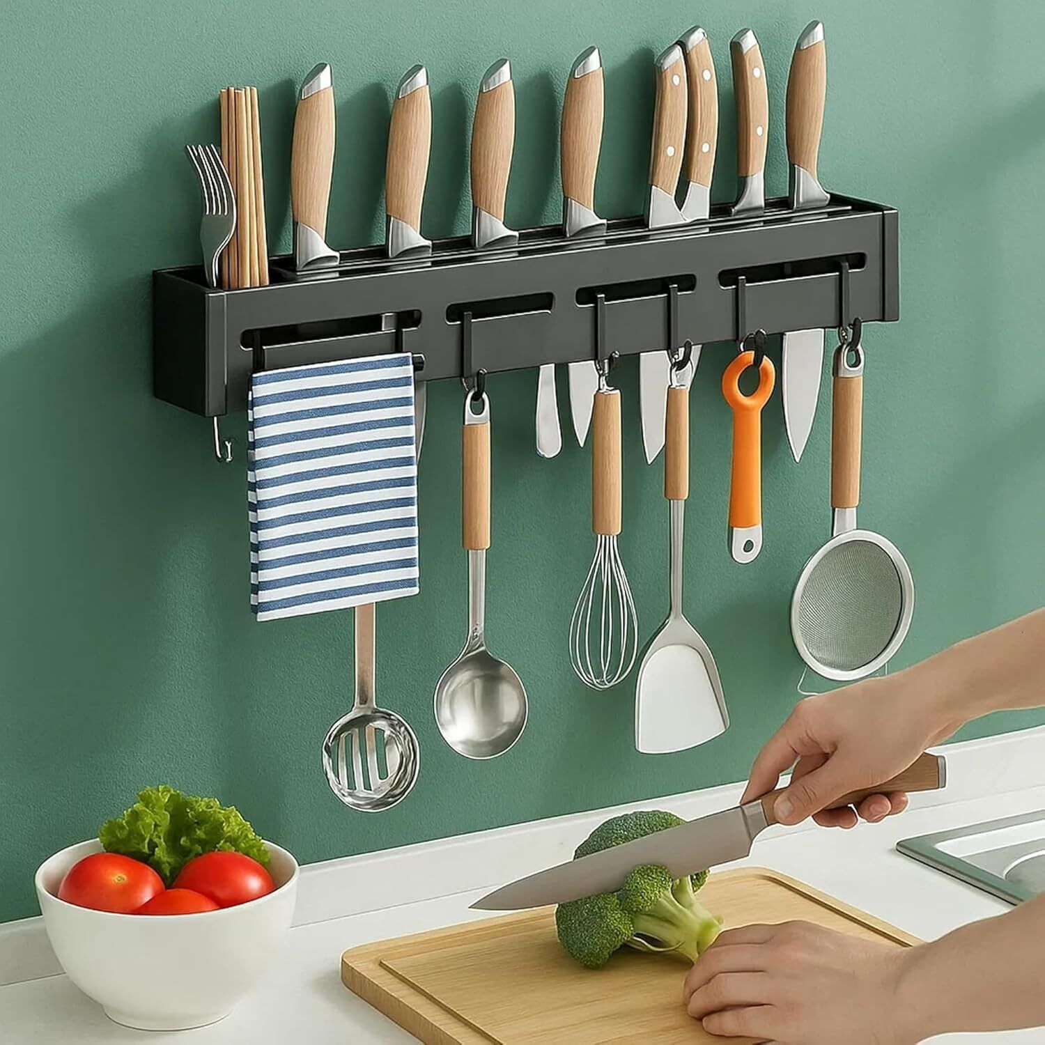 Utensil Kitchen Rack Plastic-image-11