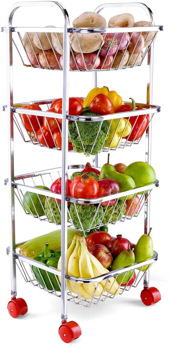 Fruits/Vegetables Kitchen Rack Steel-image-0