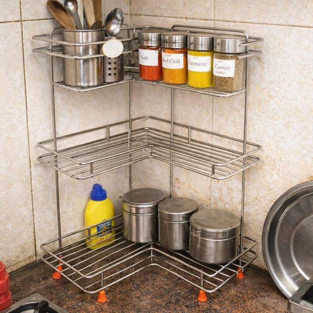 elora Chakla/Belan Kitchen Rack L3.0001 Steel-picture-5