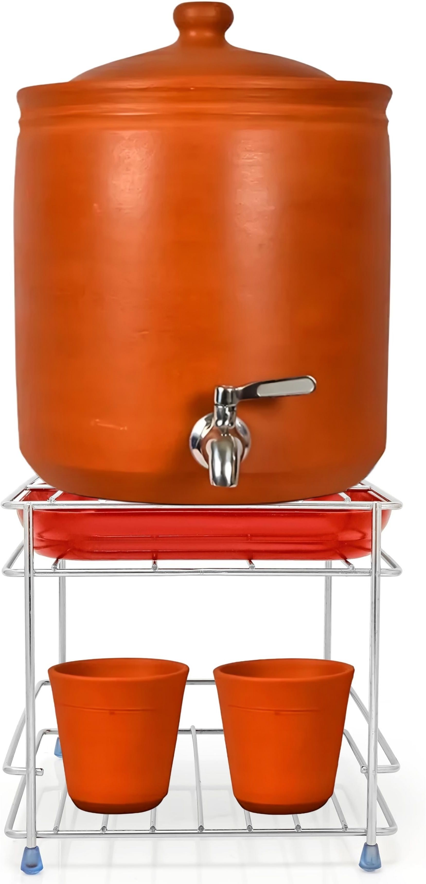 Matka Kitchen Rack /Water Pot Stand/Matka Stand/Kitchen Storage/Glass Stand/Planter Stand Steel-image-28