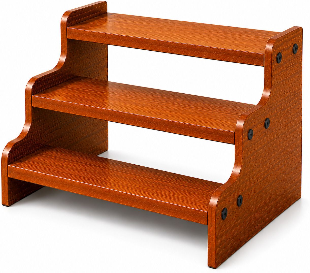 vb woodvera Utensil Kitchen Rack Multipurpose Wooden Organizer | 3 Tier Kitchen Counter Shelf Wood-picture-36