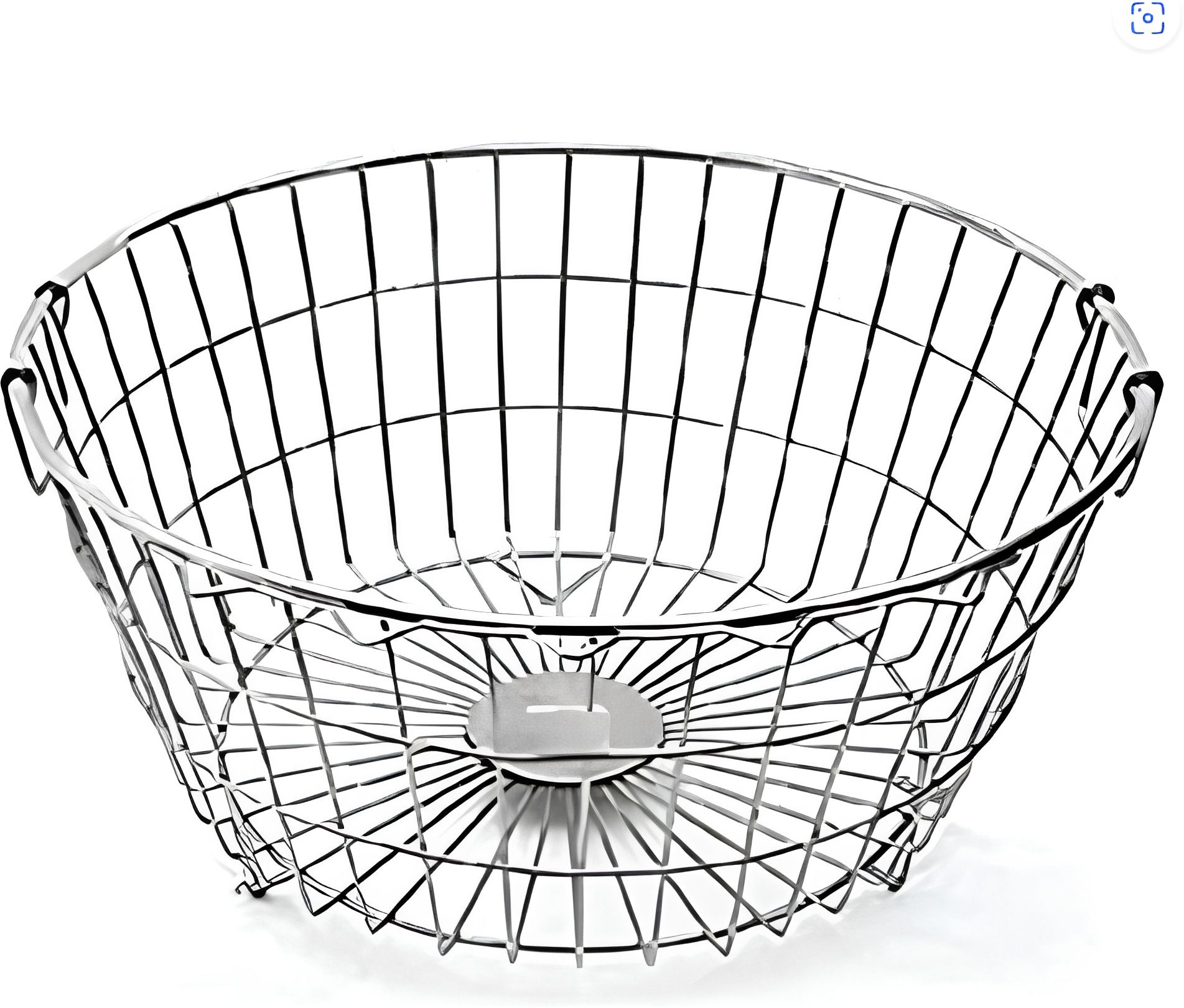 manbhav industries Dish Drainer Kitchen Rack Stainless Steel Round Dish Drainer Basket for Kitchen/Dish Drying Stand Steel-picture-10