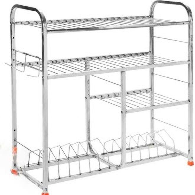 diamond jss plastic Utensil Kitchen Rack 24 x 24 Kitchen Rack Steel-picture-24