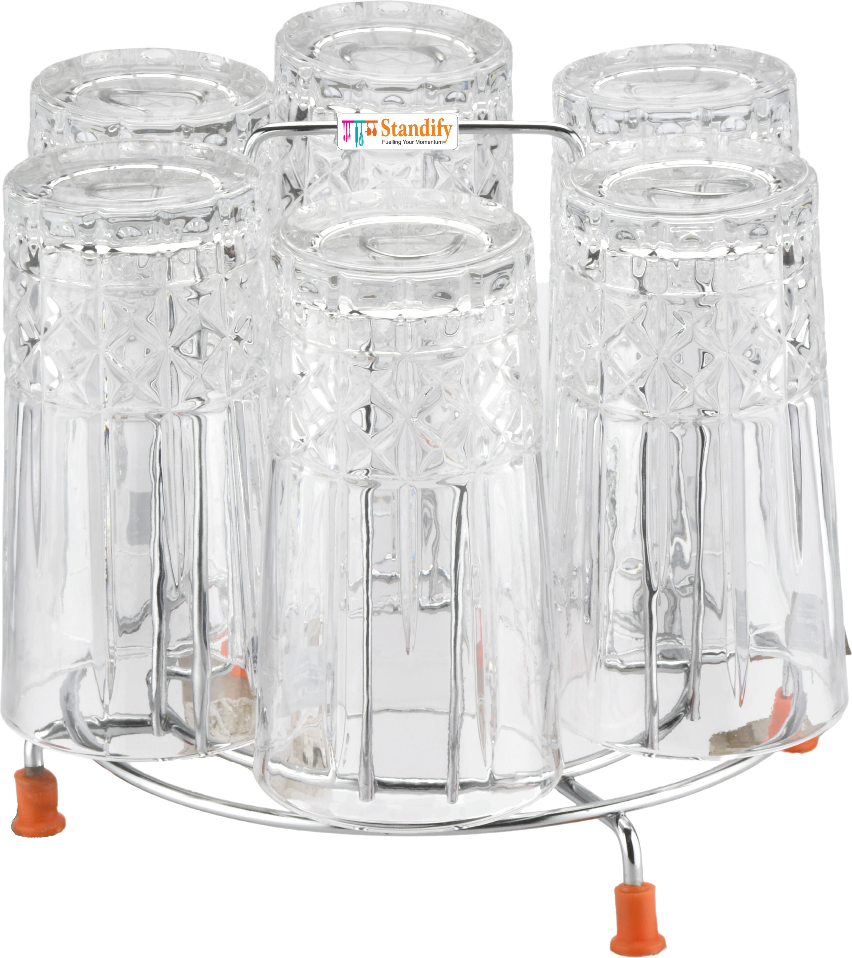 Stainless Steel Glass Stand Tumbler Holder Cup & Mug Holder Stainless Steel Glass Holder-image-39
