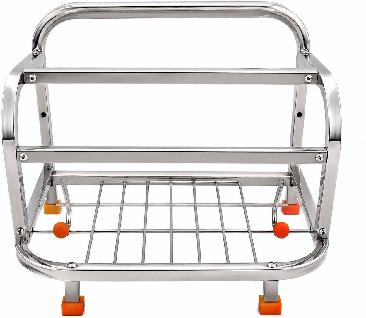 buybazaar Utensil Kitchen Rack chakla belan stand, Steel-picture-33