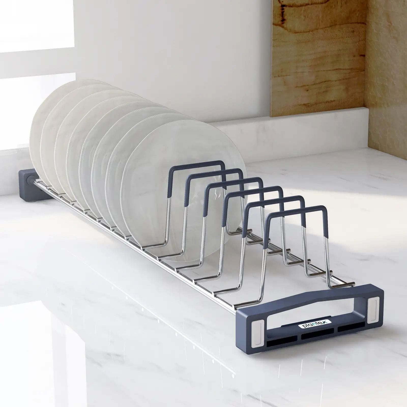 Plate Kitchen Rack Plate Kitchen Rack Stainless Steel Cup Saucer Stand/Plate Stand/Utensil Rack Steel-image-30