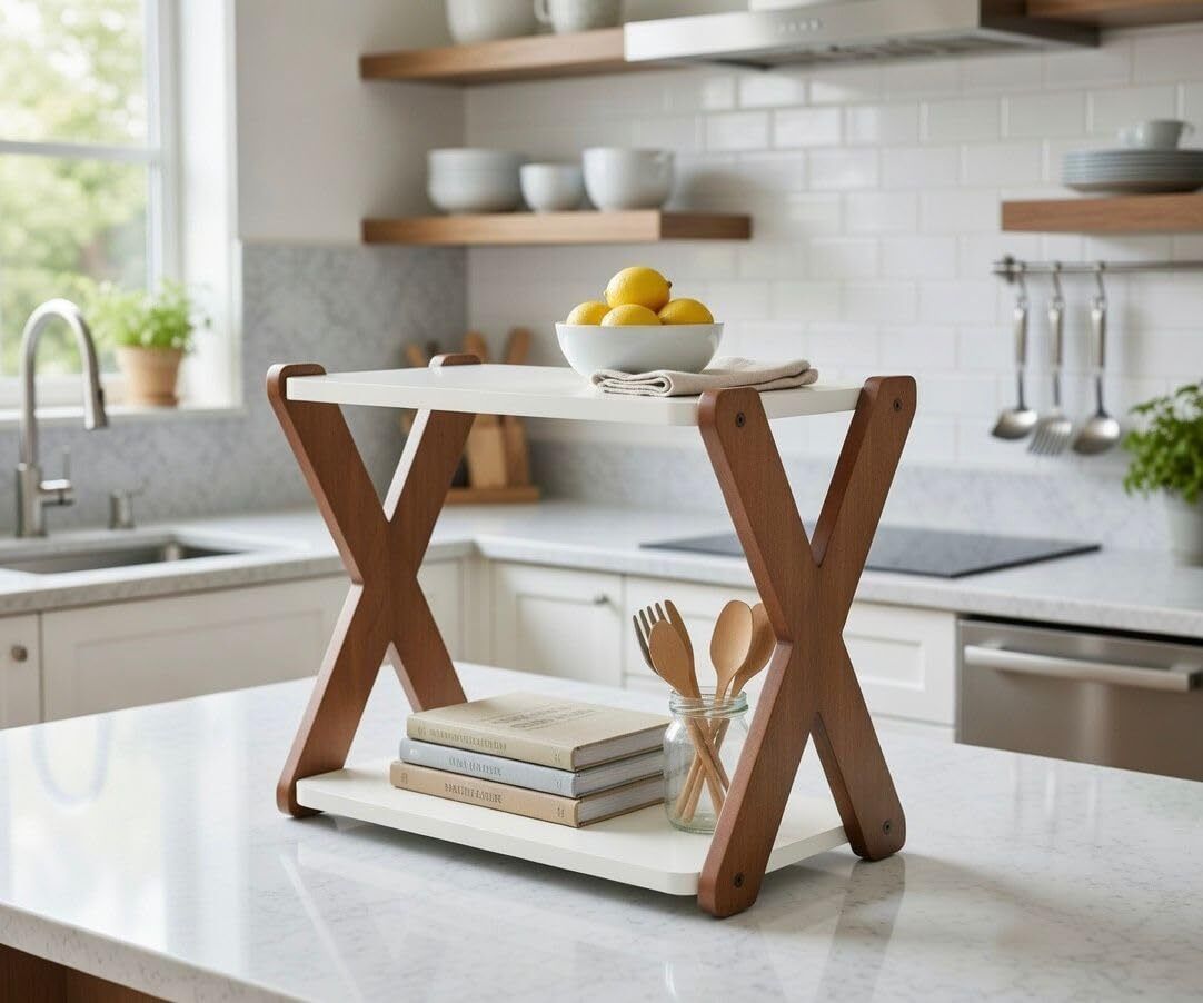 vars decor Containers Kitchen Rack Wood-picture-4