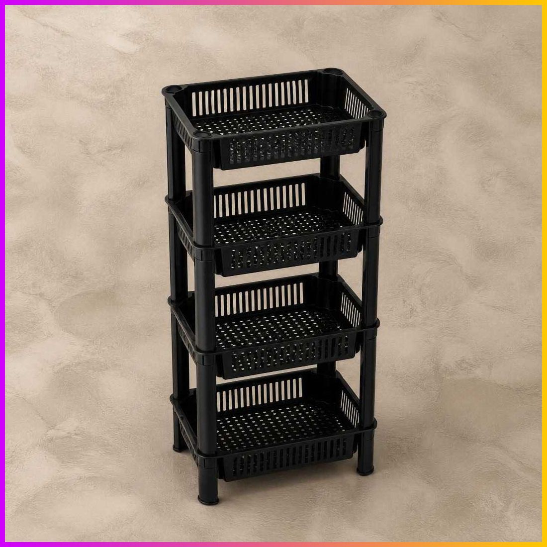 Fruits/Vegetables Kitchen Rack VEGETABLE RACK 273 Plastic-image-33