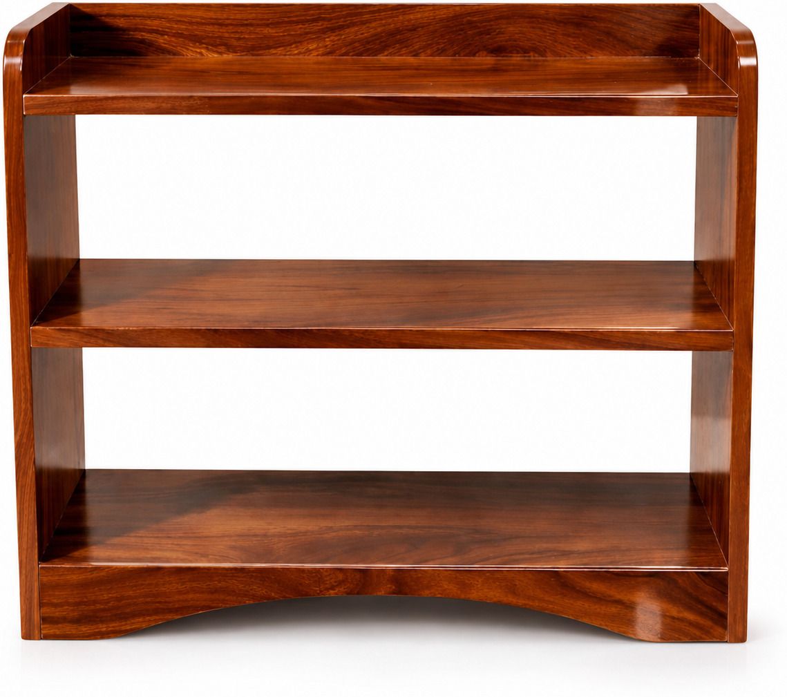 Containers Kitchen Rack LuxeNest 3 Tier Wooden Kitchen Rack Storage Shelf for Home Walnut Finish Wood-image-29