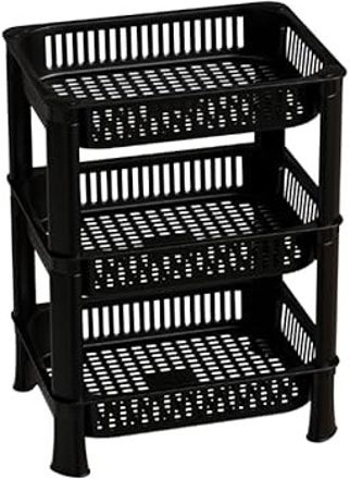 rn kart Fruits/Vegetables Kitchen Rack Vegetable Stand Plastic-picture-10