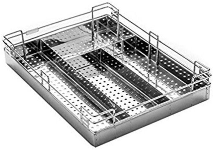 Cutlery Kitchen Rack stainless steel cutlry kitchen basket( SIZE= 19/20/4 INCH)/ ( pack of 1) Steel-image-32