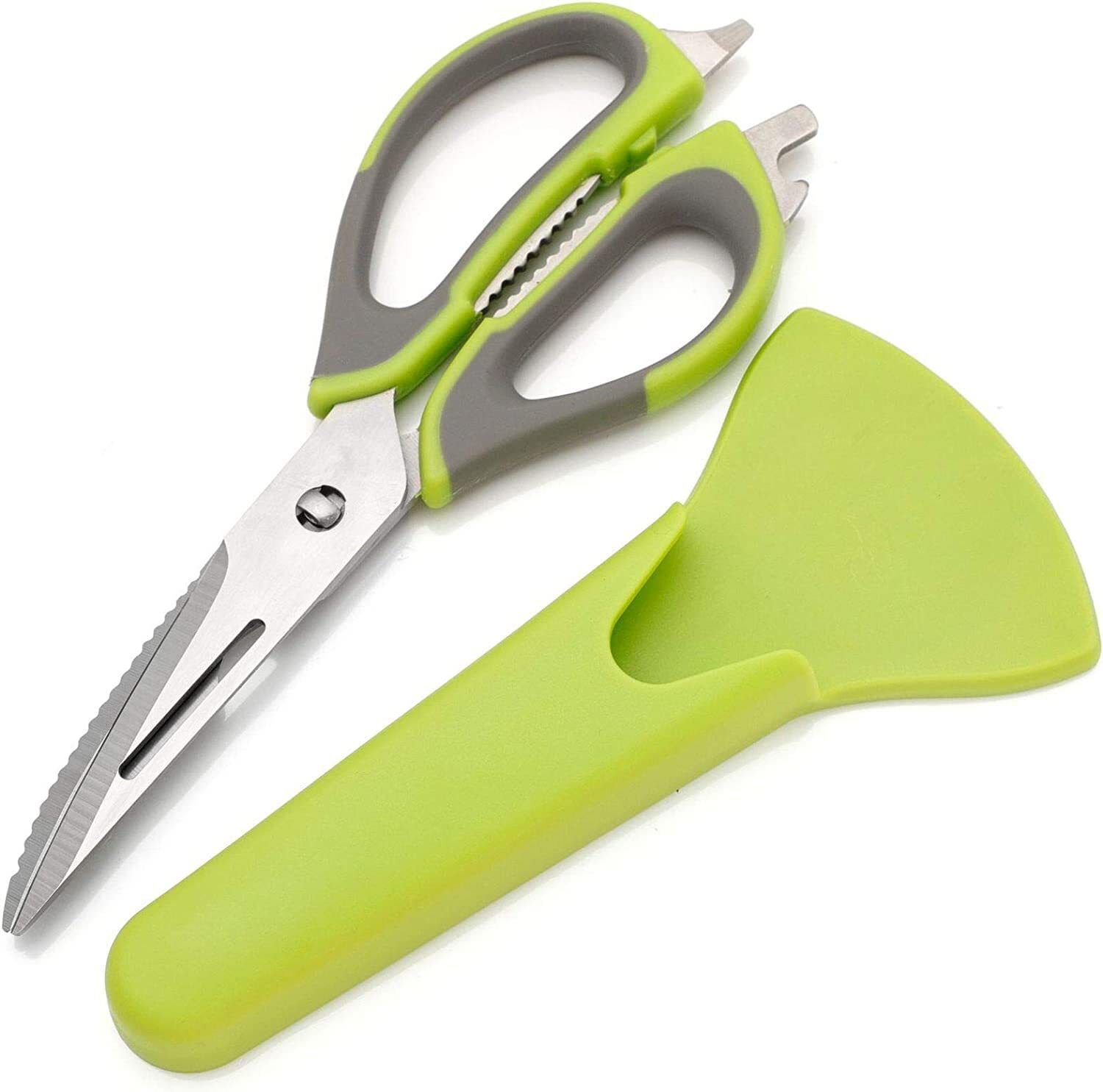 Multipurpose Heavy Duty Dishwasher Safe for Chicken Poultry Fish Herbs Stainless Steel All-Purpose Scissor-image-24