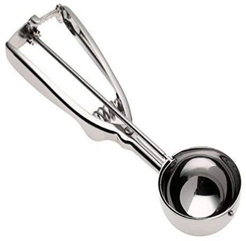 varchashva Stainless Steel Ice Cream Scoop with Trigger Release Handle Kitchen Scoop-picture-0