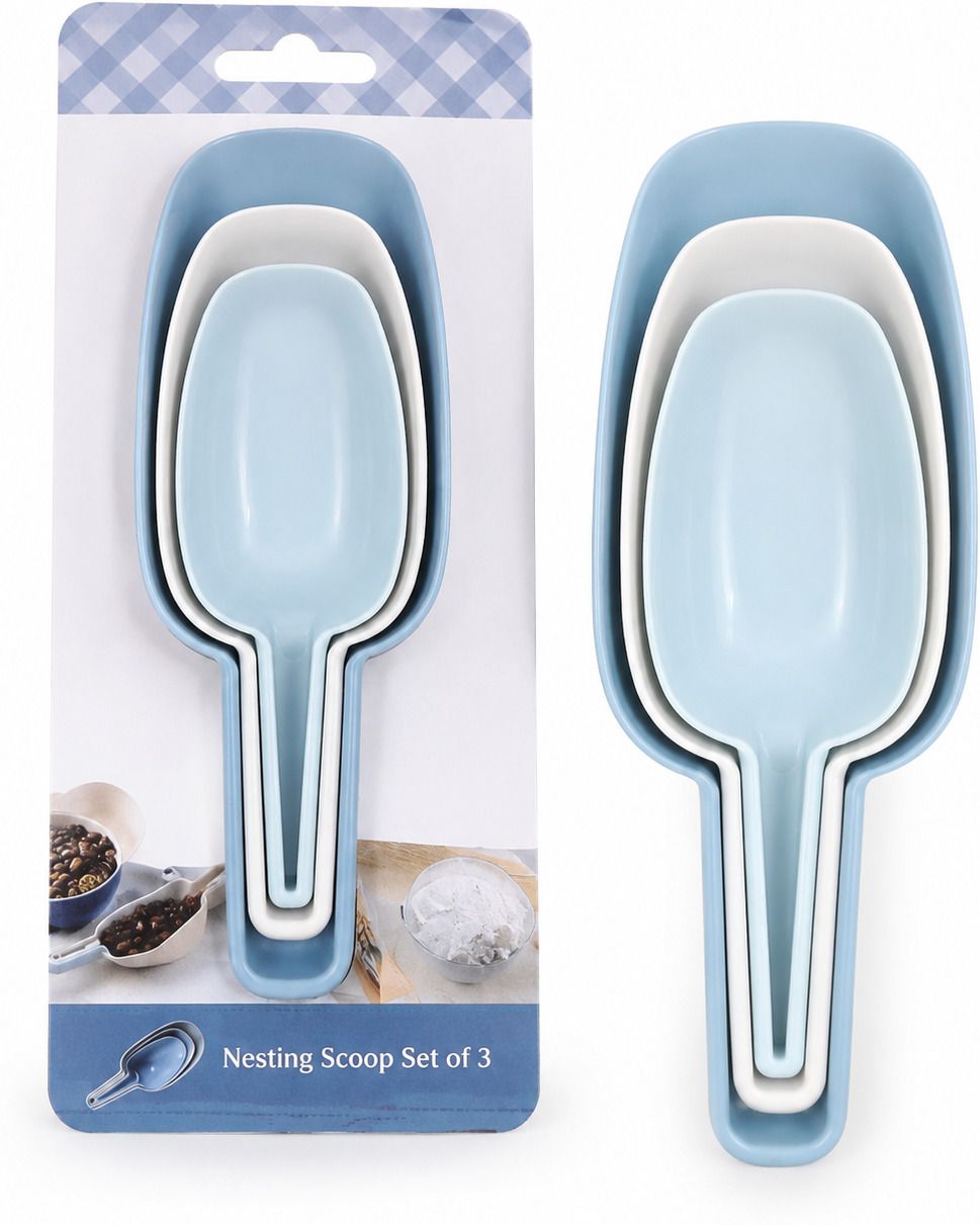 anraya Multipurpose Plastic Scoop Set Pack of 3 Kitchen Scoop-picture-13