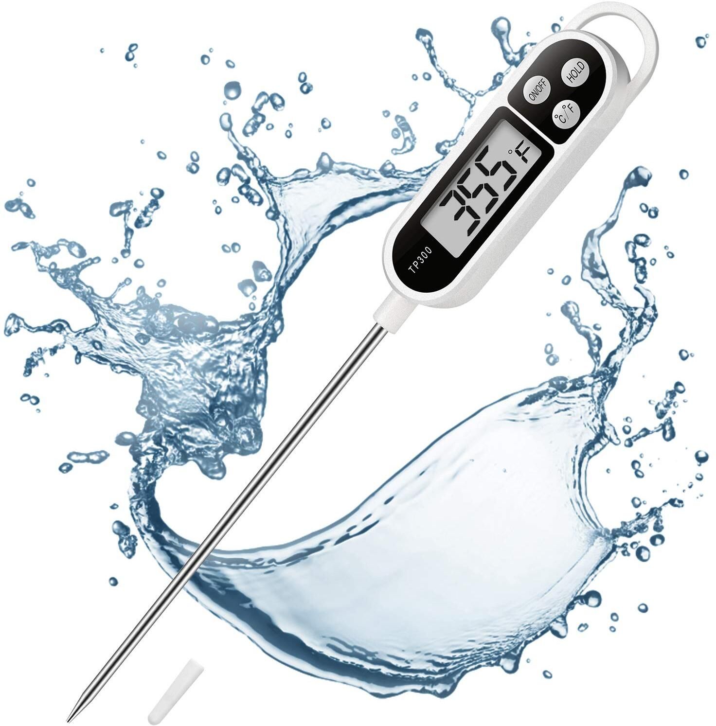 themisto Digital LCD Cooking Food Meat Probe Kitchen BQB Temperature Test PenInstant Read Thermometer with Fork Kitchen Thermometer-picture-24