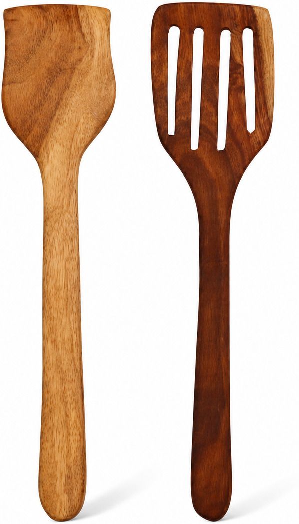 Wood Cooking Spoon Set Of 2 Kitchen Tool Set-image-27