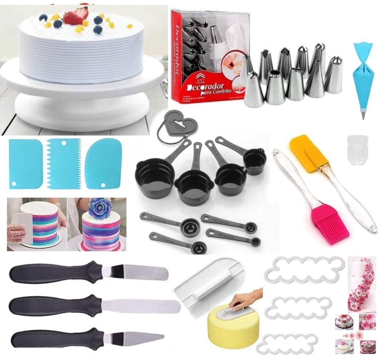 Cake Decorating Nozzle Cake Making Set Combo Full Cake Maker Cake Maker