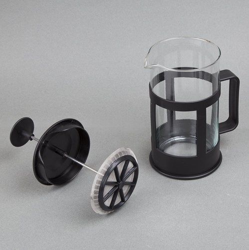 Glass French Press Coffee 350ml Borosilicate Plunger Home Office Cafe 3 Filters 2 Cups Coffee Maker-image-18