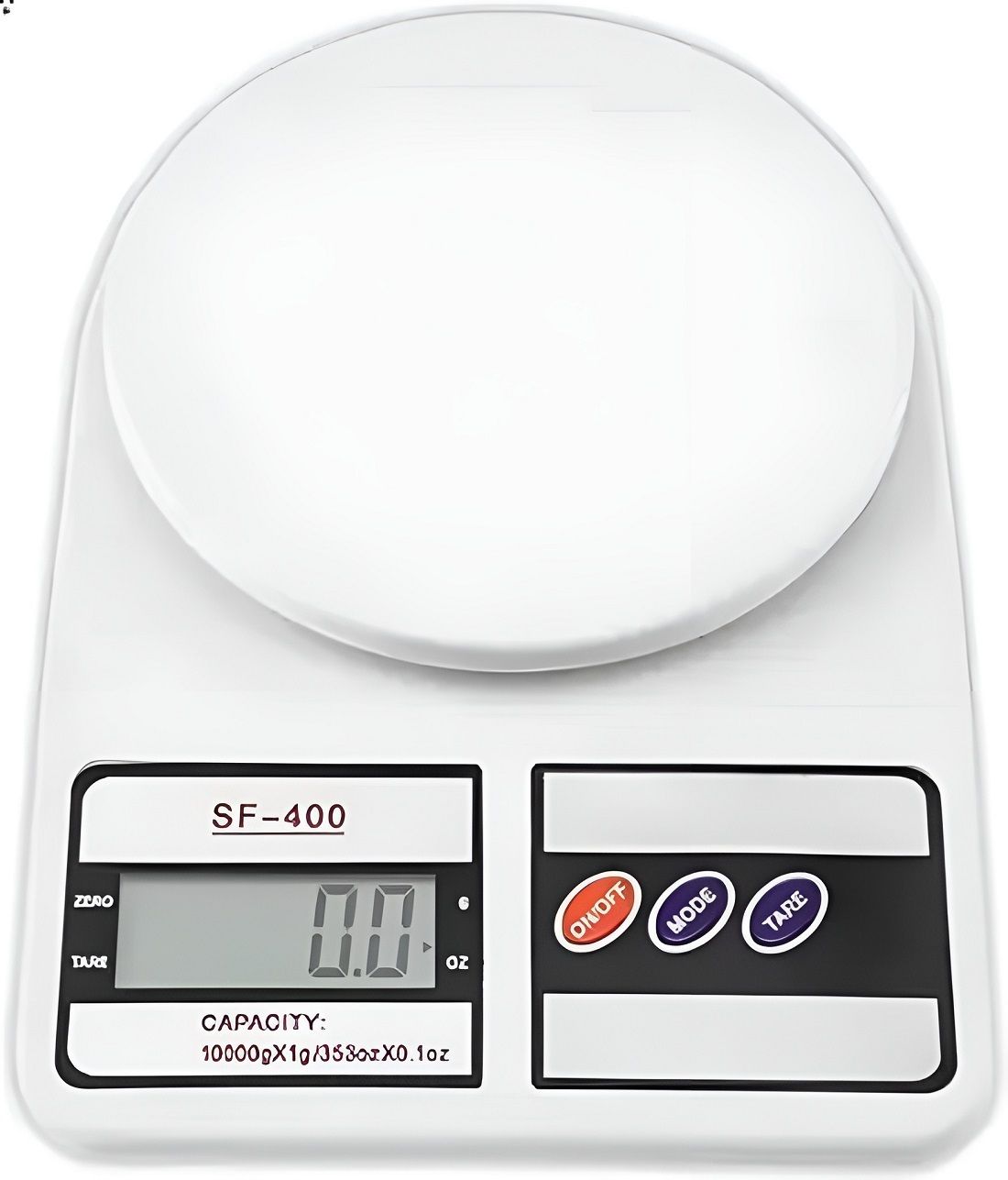 Flipkart SmartBuy Digital Kitchen Weighing Scale,LCD Display, Food Weight Machine (White) Weighing Scale