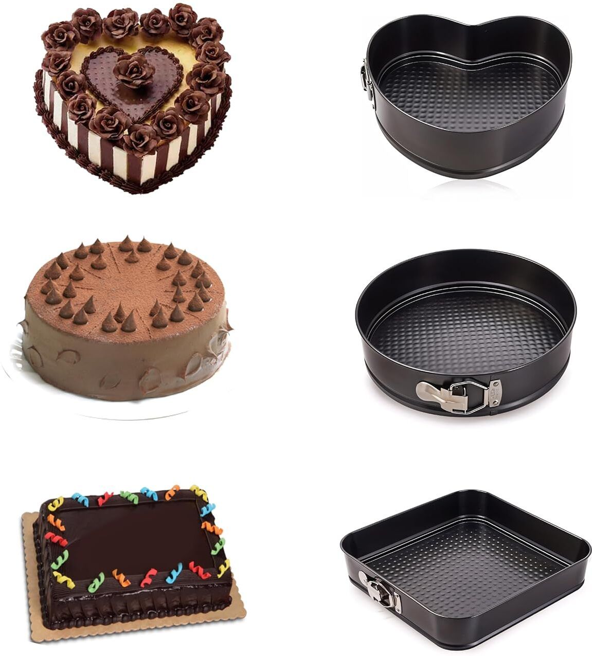 Cake Mould Set Of 3 Non Stick Round Cake Mould Full Cake Maker Cake Maker