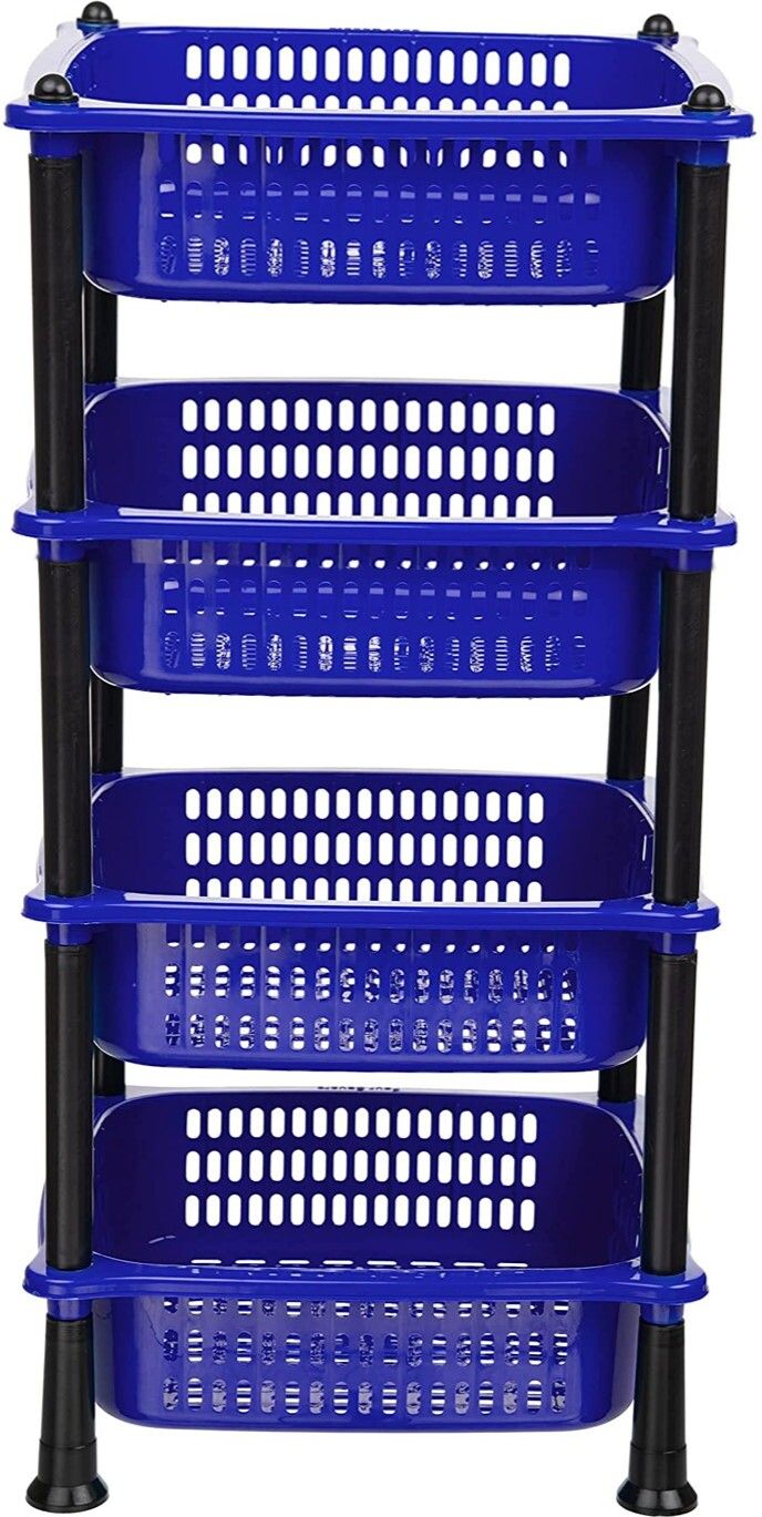 homnata Fruits/Vegetables Kitchen Rack 3 Tier Multipurpose Plastic Storage Rack | Plastic-picture-31