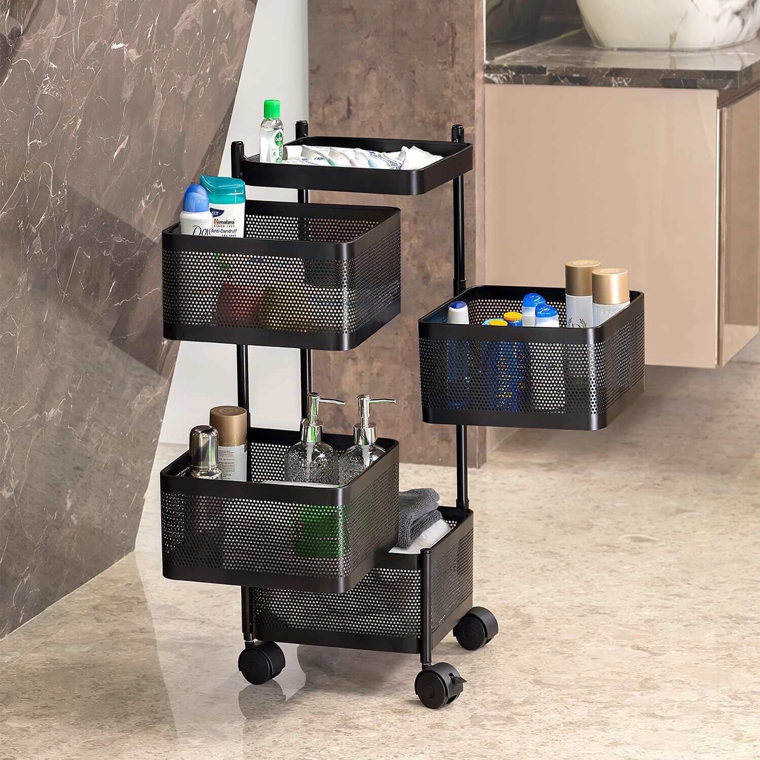 aps enterprises Steel Kitchen Trolley-picture-24