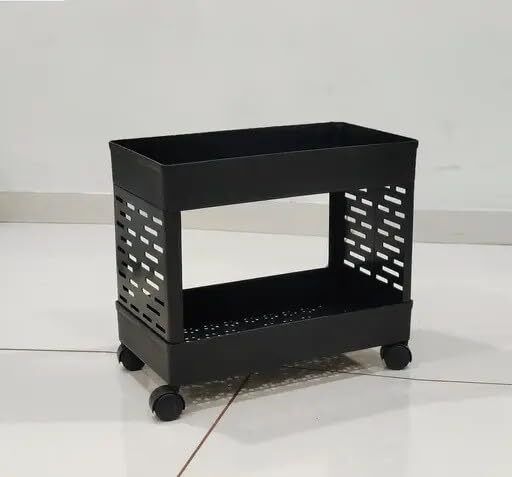 homanta Popular 3 Layer Plastic Portable Modern Plastic Fruit & Vegetable Basket Plastic Kitchen Trolley-picture-14
