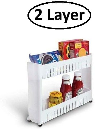sai praseeda Kitchen Trolley bucket with Wheels Plastic Kitchen Trolley-picture-13