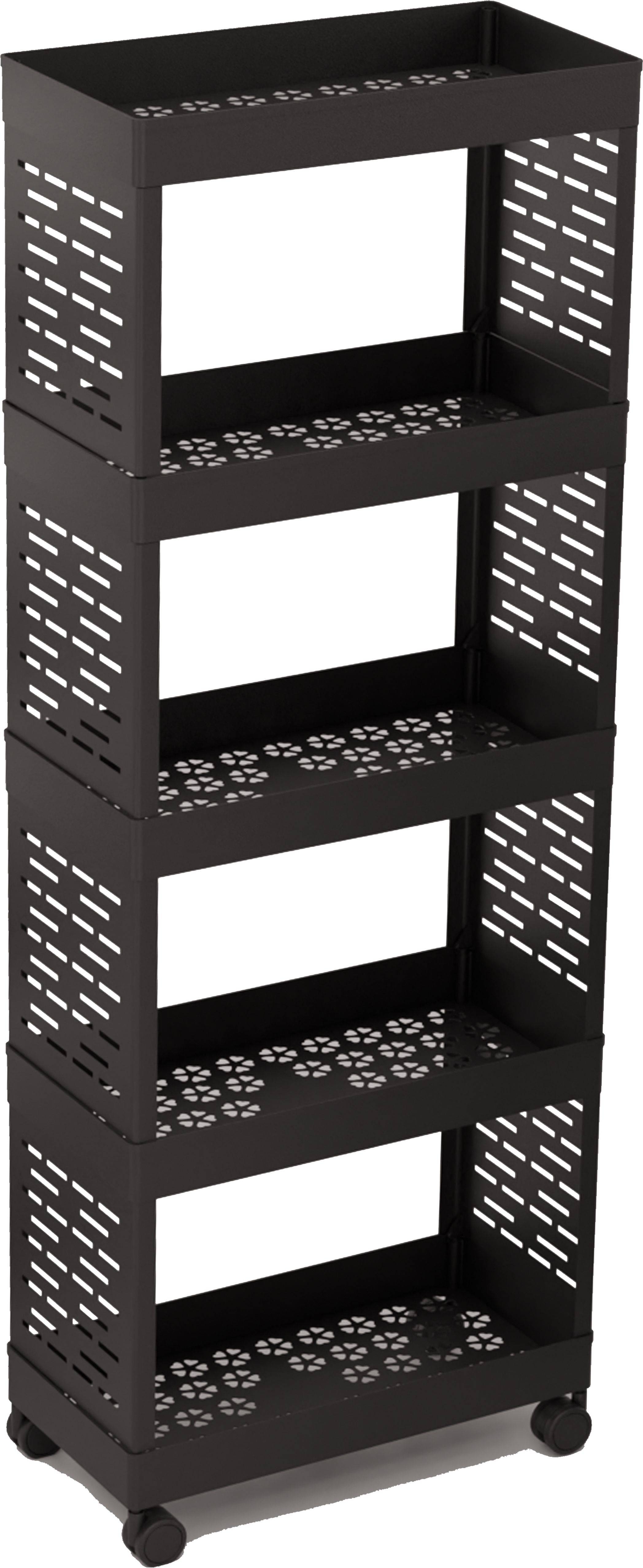 Utility Rack for Multi Porpose Uses Plastic Kitchen Trolley-image-37