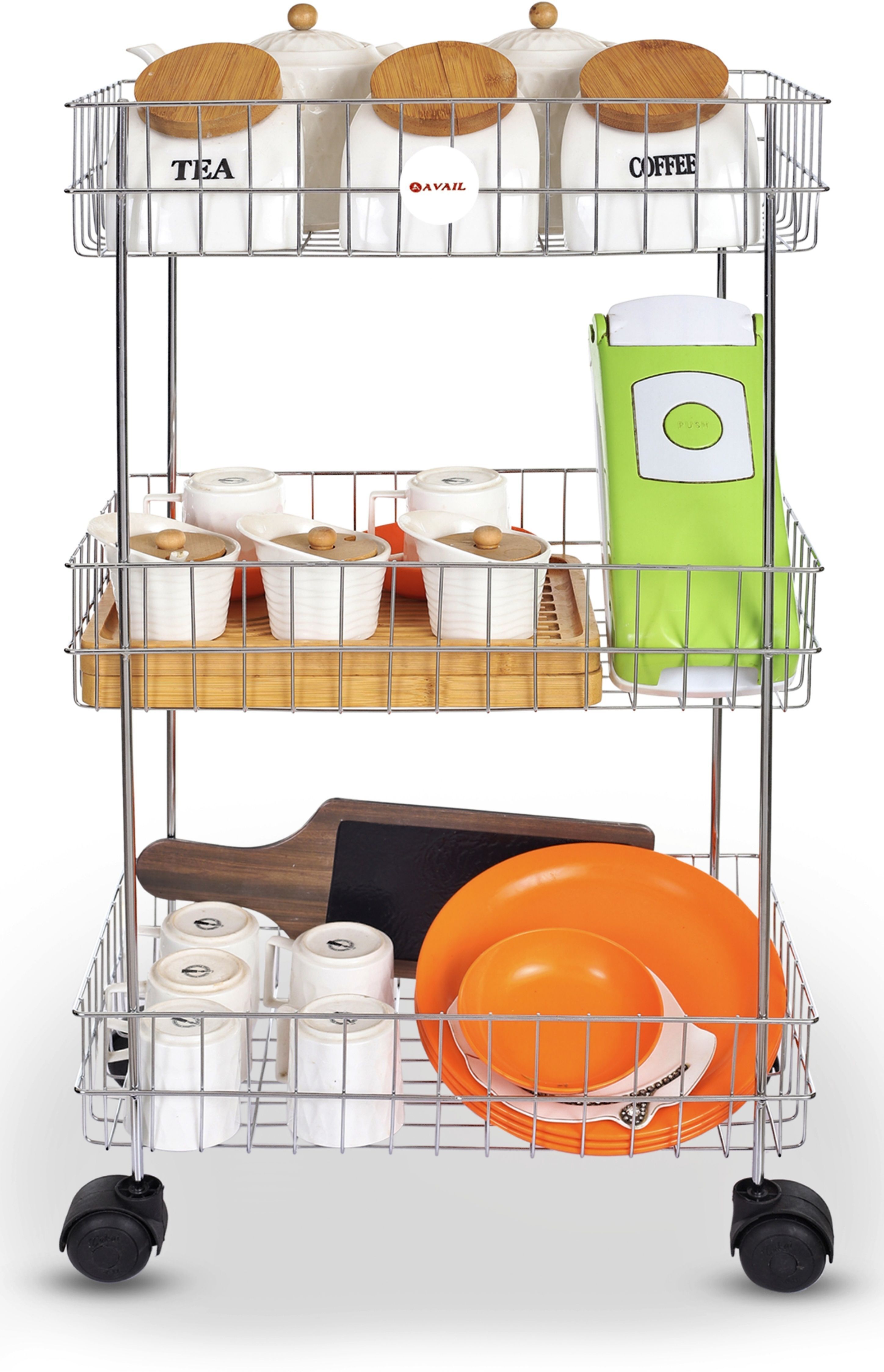 lerkhada Steel Kitchen Trolley-picture-41