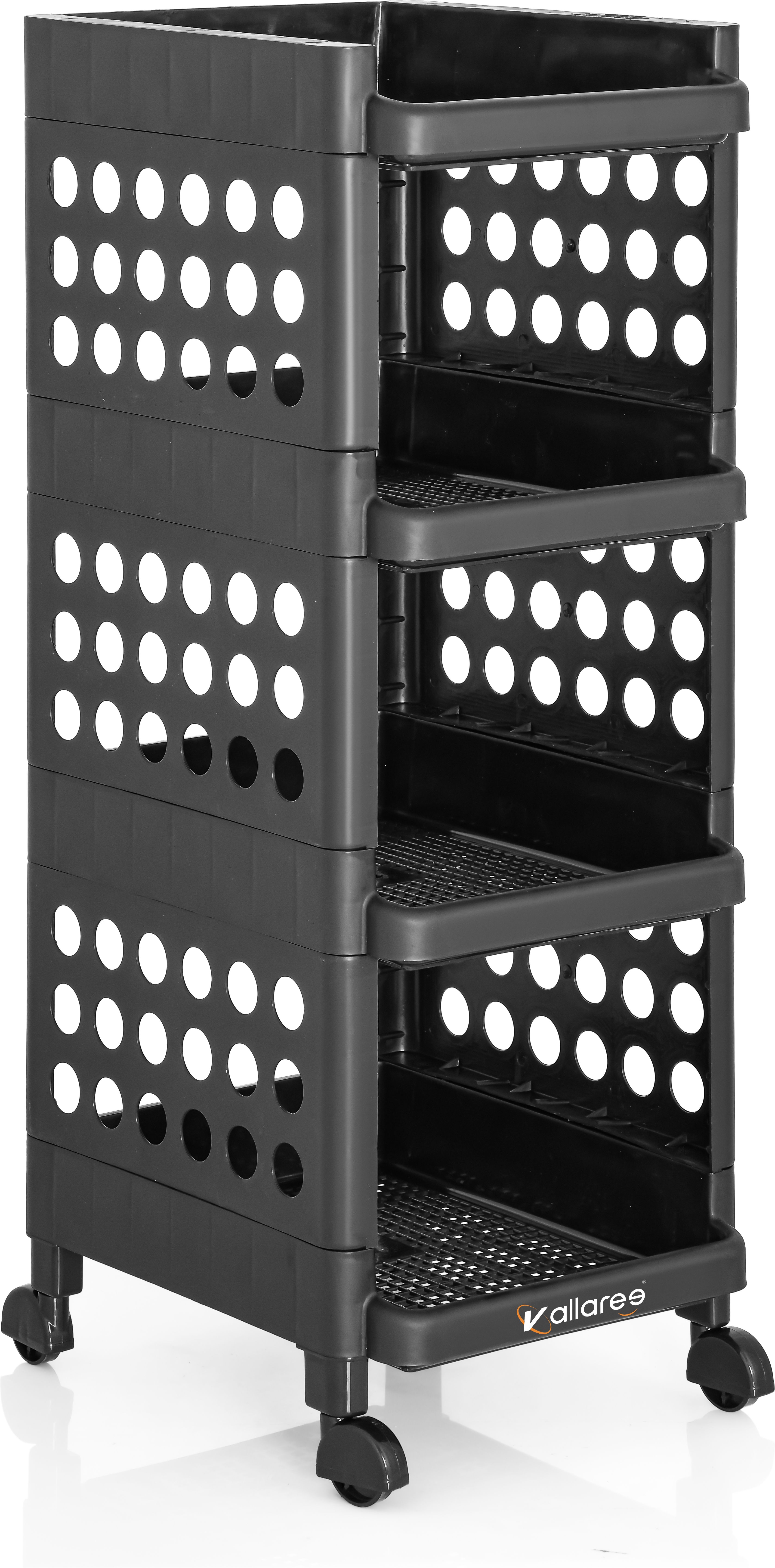 4 Layer Open Kitchen Trolley Plastic Kitchen Trolley Plastic Kitchen Trolley-image-16