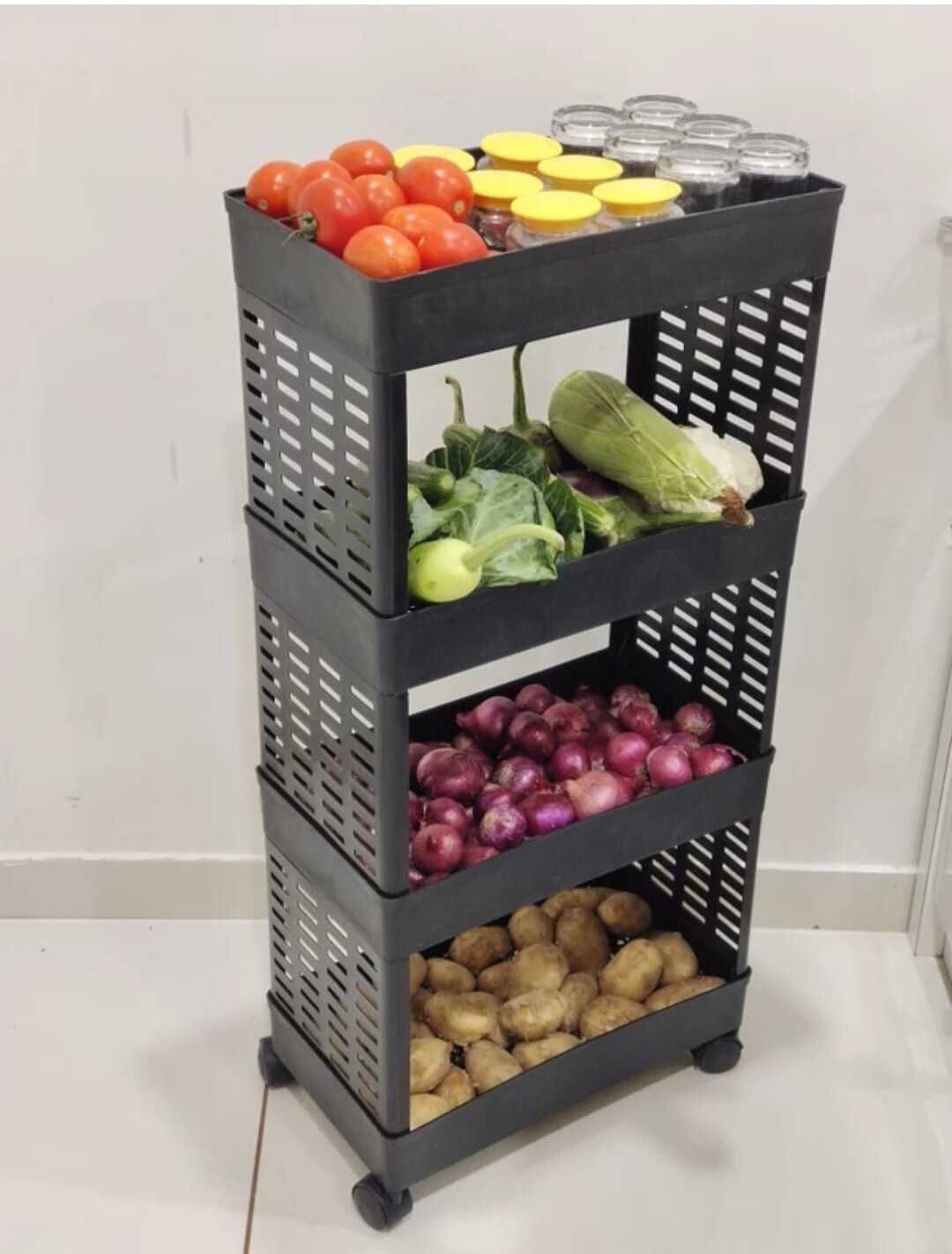 shanvi enterprise Plastic Kitchen Trolley-picture-12