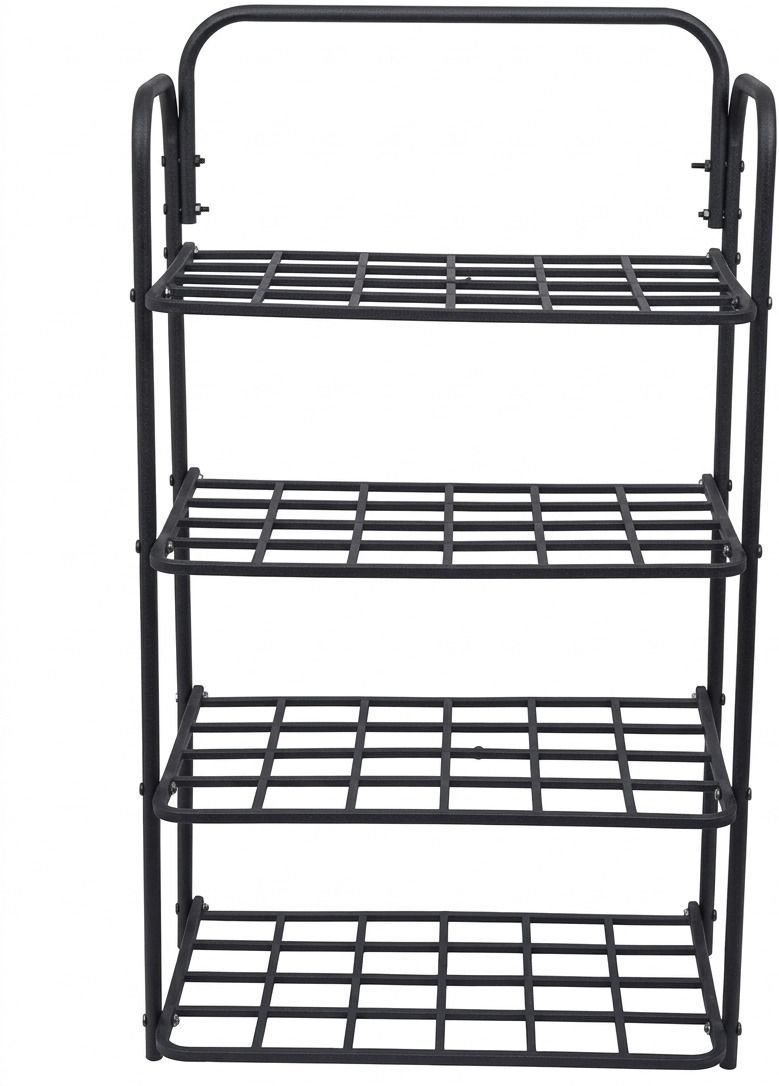 surety for safety 4 Compartments Household Plastic With Metal Kitchen Trolley (DIY(Do-It-Yourself) Plastic Kitchen Trolley-picture-17