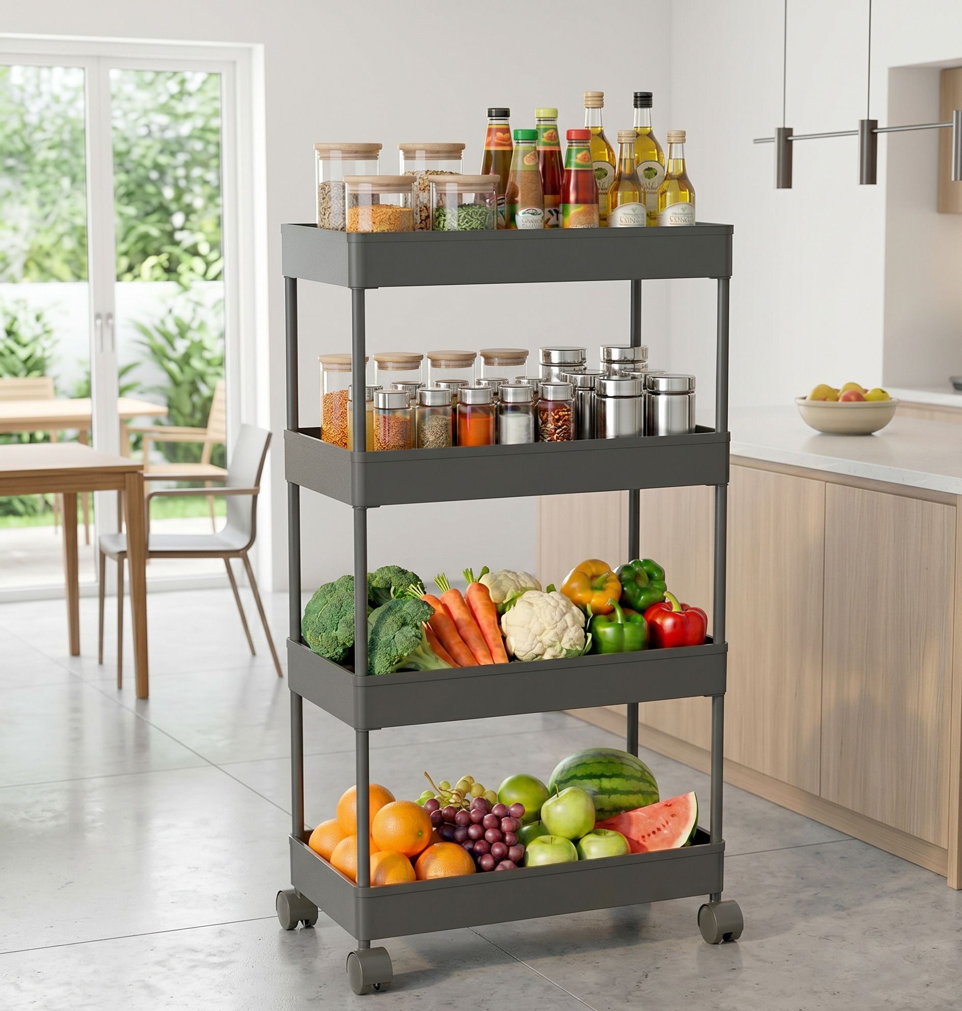 Steel Kitchen Trolley-image-31