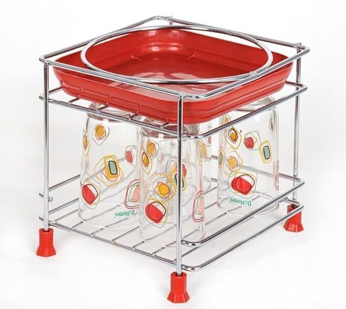 anjaliretailhub Stainless Steel Kitchen Trolley-picture-17