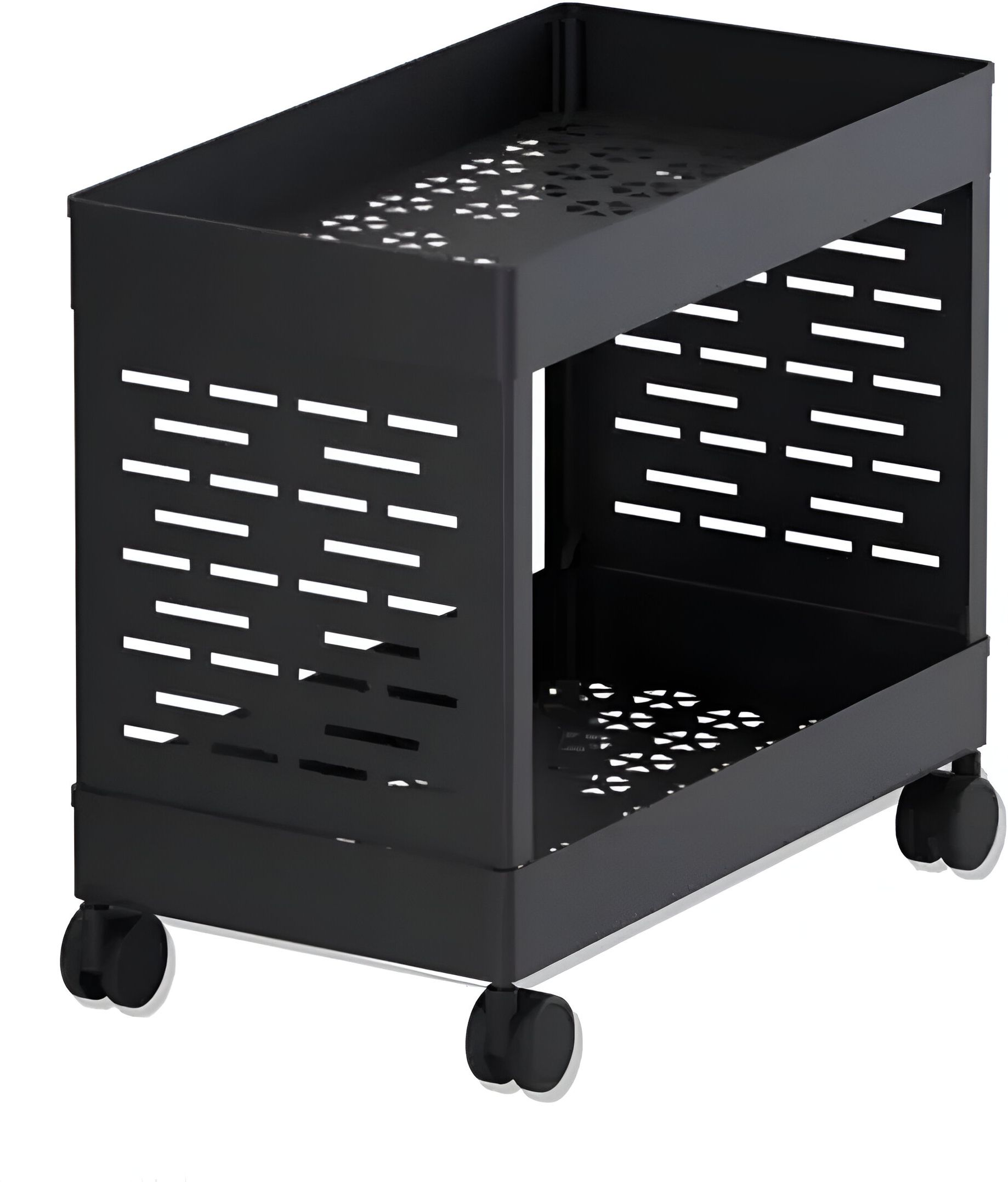 homanta Multi-Purpose 2-Tier Storage Plastic Kitchen Trolley-picture-15