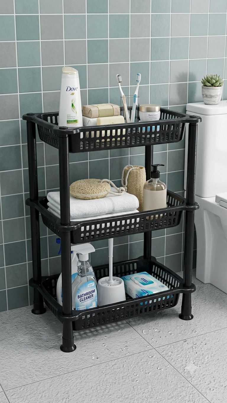 Plastic Kitchen Trolley-image-45