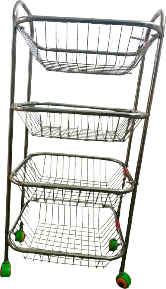 bartan wala bhai Kitchen trolley Stainless Steel Kitchen Trolley-picture-32