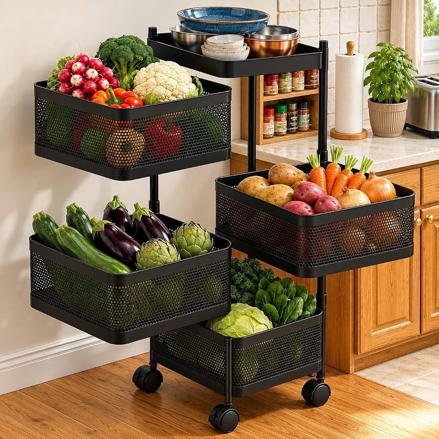 aps enterprises Steel Kitchen Trolley-picture-19